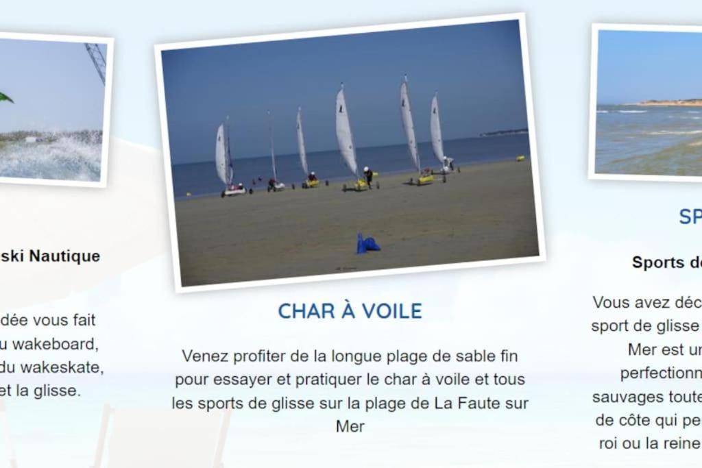 Villa L'Acacias Longeville-sur-Mer Exteriör bild